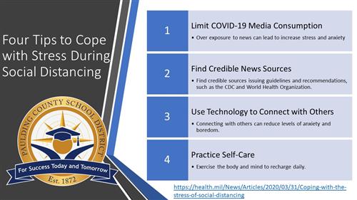 Fourt Tips to Cope with Stress During Social Distancing 